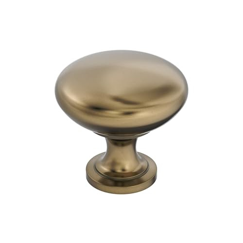 Amerock | Cabinet Knob | Burnished Brass | 1-1/4 inch (32 mm) Diameter | Edona | Drawer Knob | Cabinet Hardware (Pack of 1) | Amazon (US)