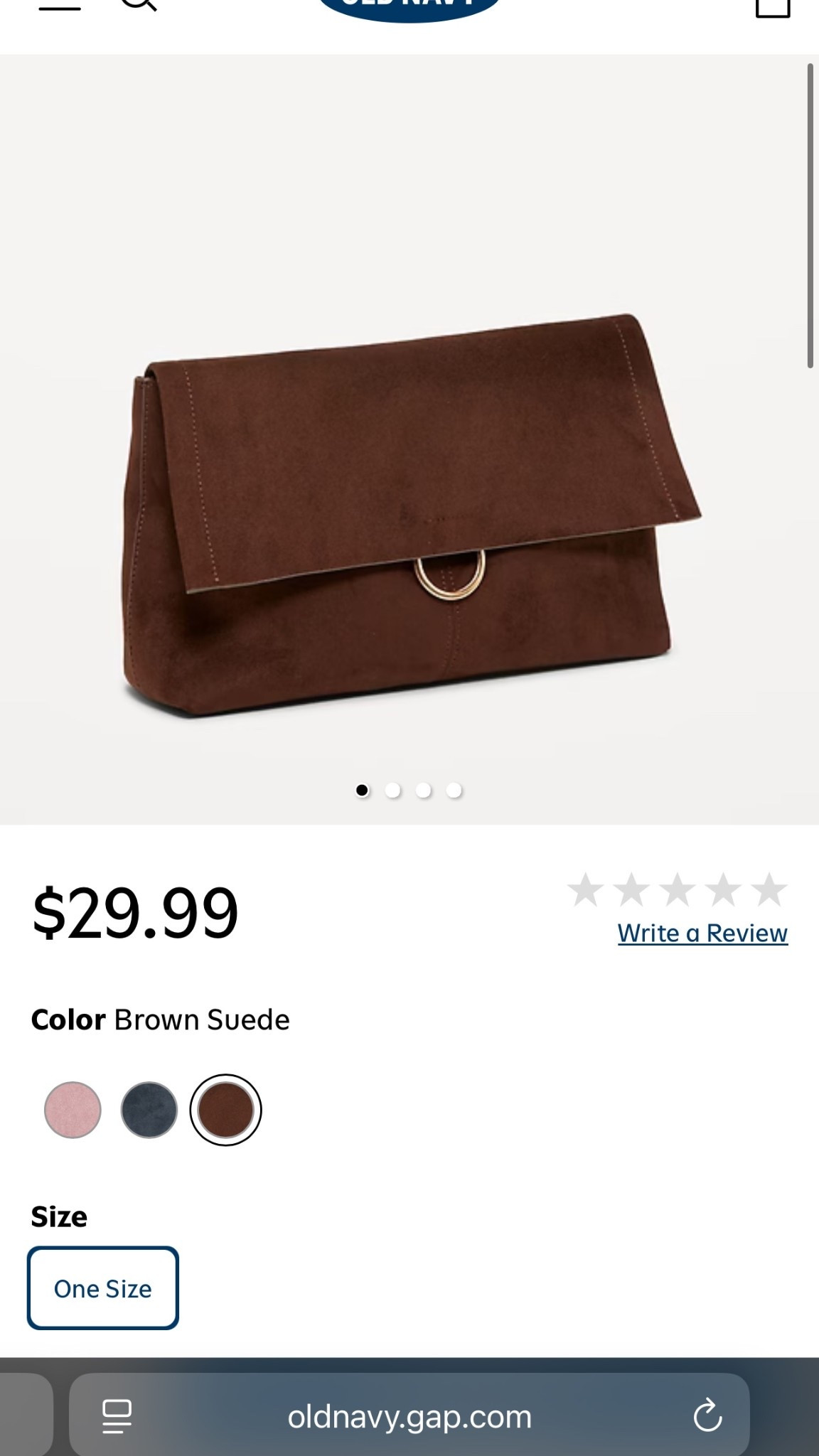 Suede clutch🤎

#LTKFindsUnder100 #LTKStyleTip