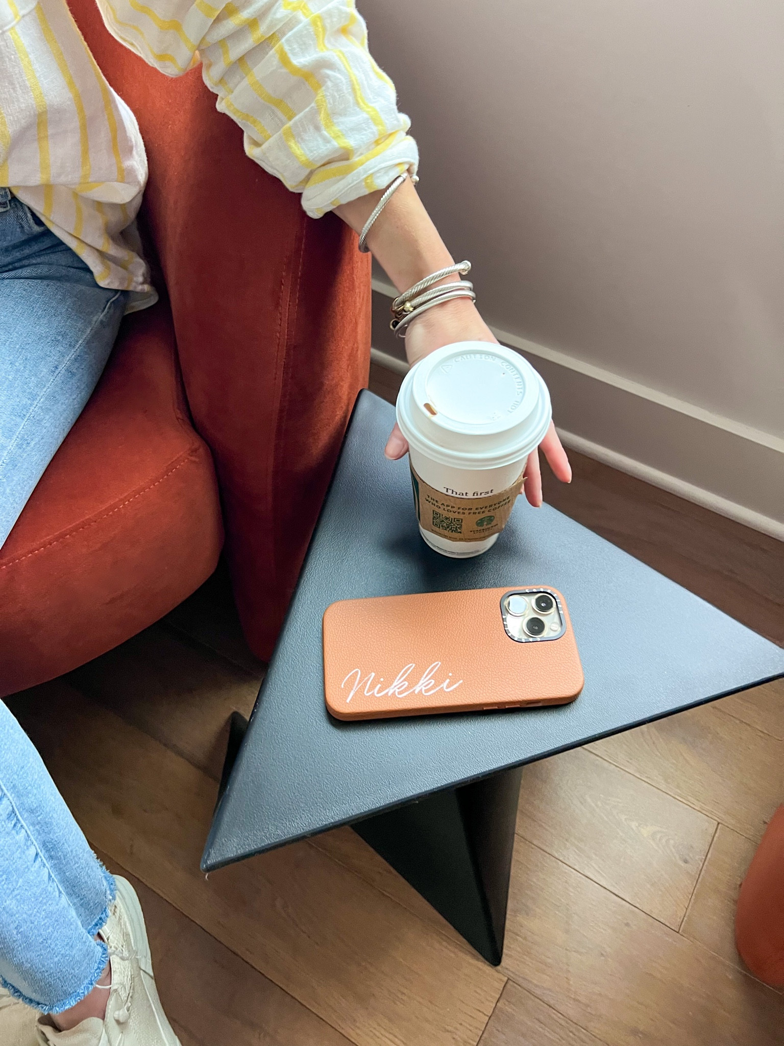 Personalized phone case makes a great gift to yourself or a friend/ family member! The little end table it’s sitting on here is the twist table perfect for living rooms and sitting areas next to a chair. 

Phone case, gift idea, end table, unique finds 

#LTKworkwear #LTKhome #LTKtravel