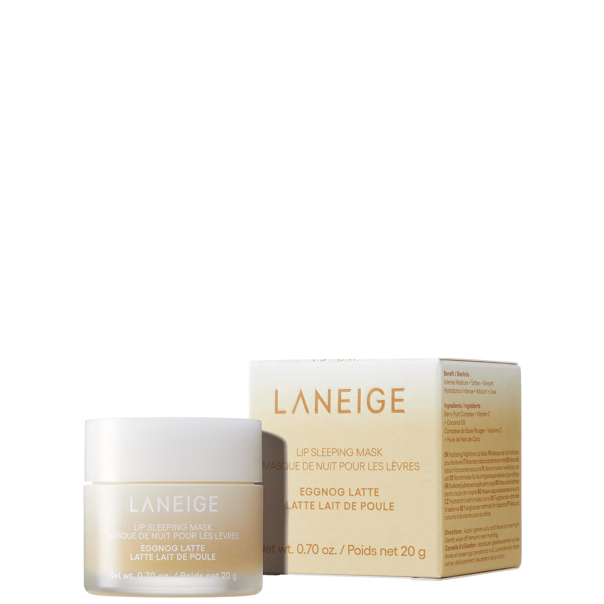 LANEIGE Lip Sleeping Mask - Eggnog Latte | Look Fantastic (CN)