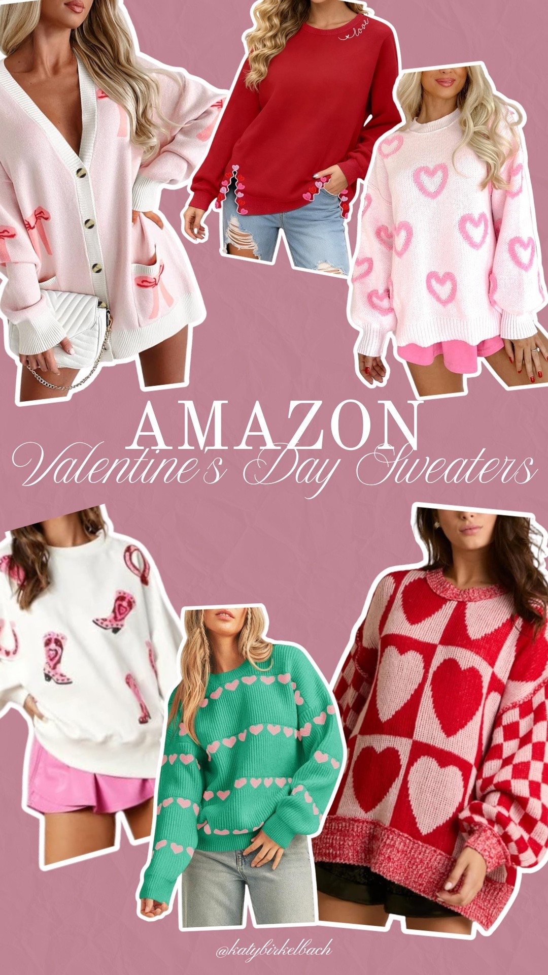 Cute sweaters for Valentine’s!

Valentine’s Day, inspo, sweaters, Amazon finds, Valentine’s inspo

#LTKValentine