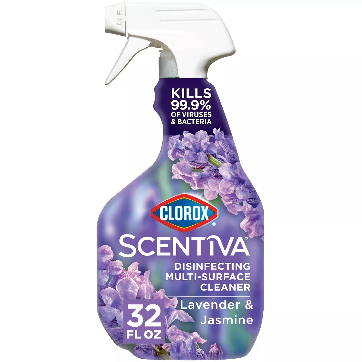 Clorox Scentiva Lavender & Jasmine Multi-Surface Cleaner Spray Bottle Bleach Free - 32 fl oz | Target