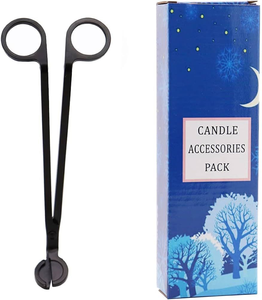 Vidisan Candle Wick Trimmer Wick Clipper Wick Cutter Scissor -Black | Amazon (US)