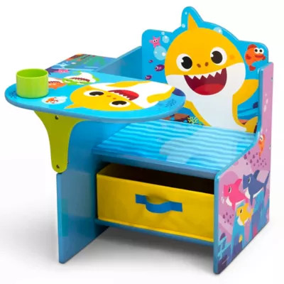 Delta Children Baby Shark Chair Desk with Storage Bin | buybuy BABY | buybuy BABY