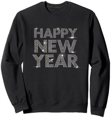 Bling Happy New Year - New Years Eve T Sweat Shirt | Amazon (US)