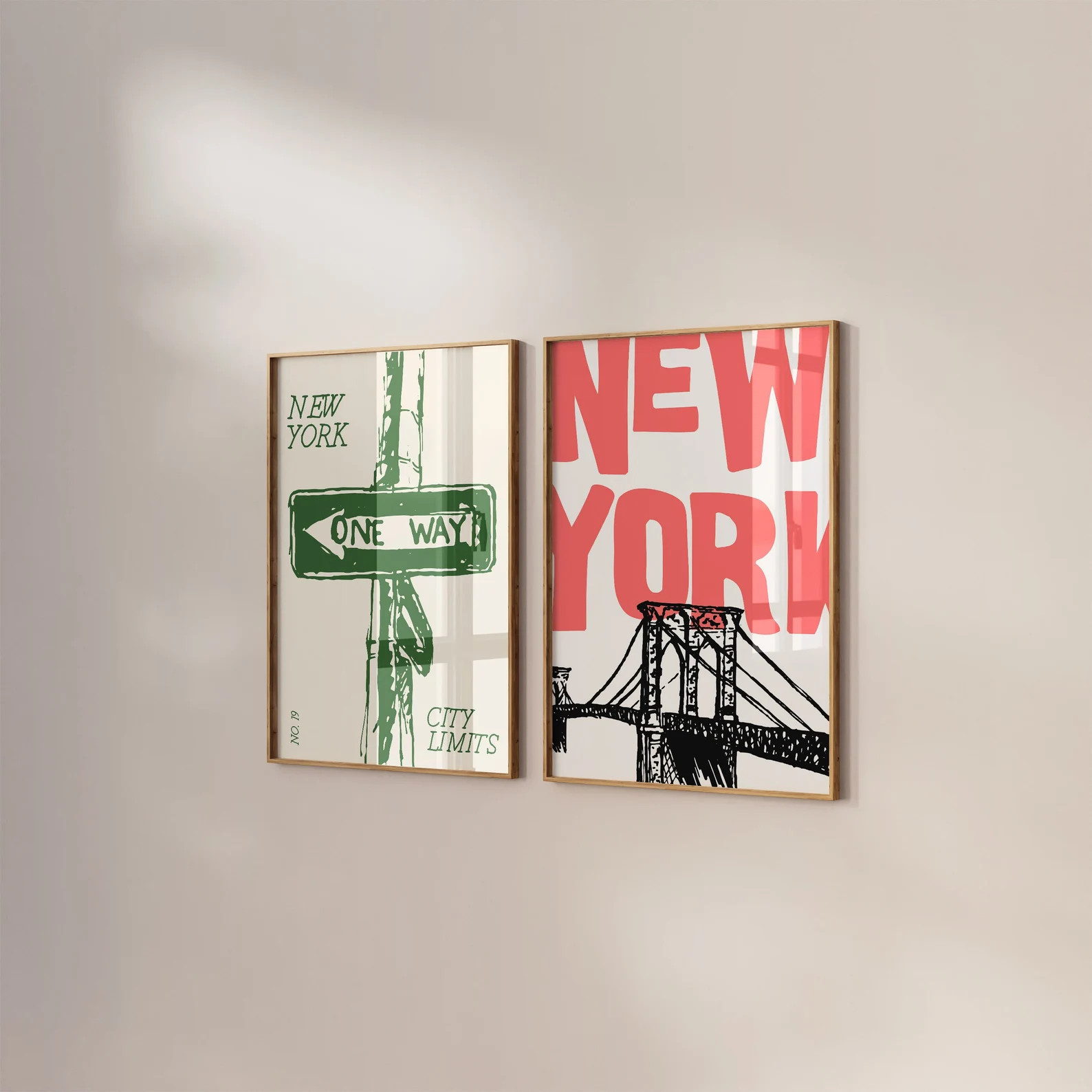 New York Art Print Vintage NYC Wall Art Retro New York City Poster Minimalist New York Art NYC Po... | Etsy (US)