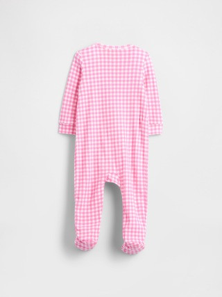 Baby Print Two-Way Zip One-Piece | Gap Factory