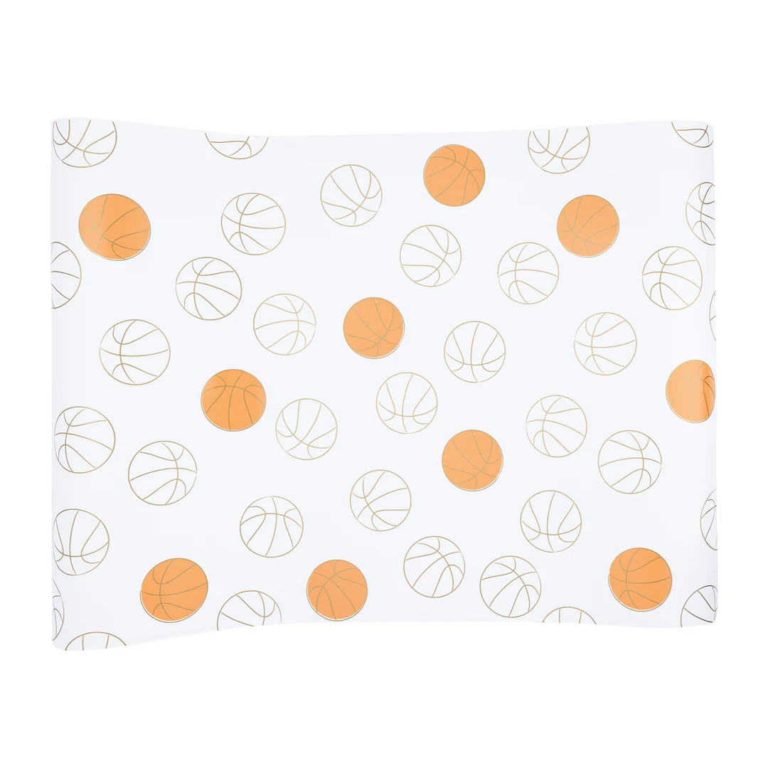 Basketball Paper Table Runner | My Mind's Eye