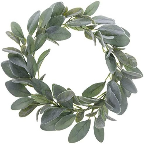 Hobby Lobby Home Decor Green Lamb's Ear Wreath for Weddings Or Events | Amazon (US)
