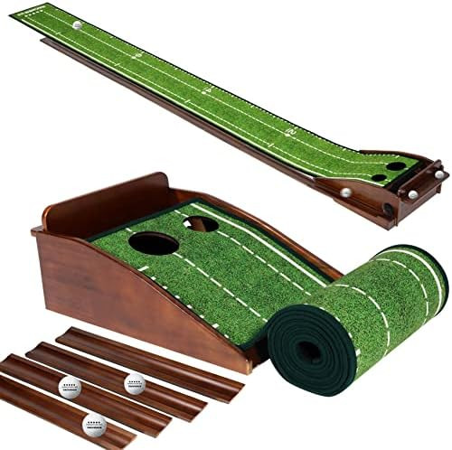 Putting Green, Putting Matt for Indoors, Mini Golf, Putting Mat Indoor Golf Matt Putting Green wi... | Amazon (US)