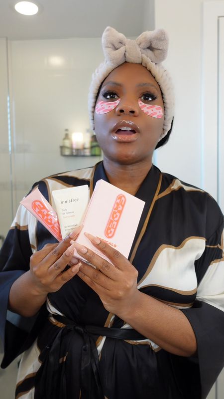 3 favorite skincare products, sunscreen, faded cream, black owned skincare, topicals, under eye patches, robe, soma innisfree, black girl friendly sunscreen 

#LTKfindsunder50 #LTKVideo #LTKbeauty