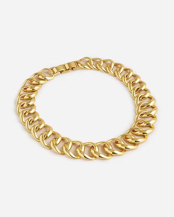Gold-link collar necklace | J.Crew US