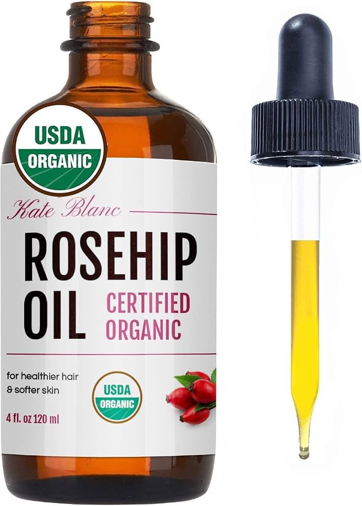 Kate Blanc Cosmetics Rosehip Oil for Face & Skin USDA Organic Rosehip Seed Oil for Gua Sha Massag... | Amazon (US)