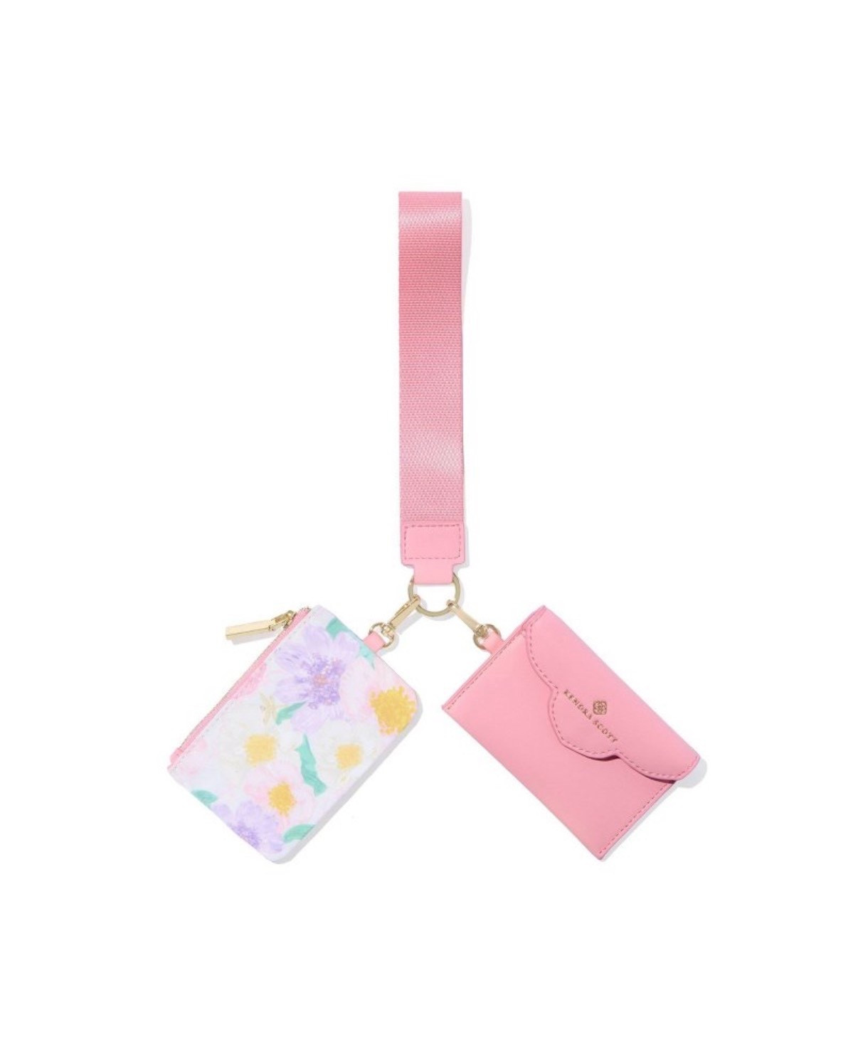 Cuteness. Overload. 

Kendra Scott Floral Dual Wallet Keychain - Pink/White