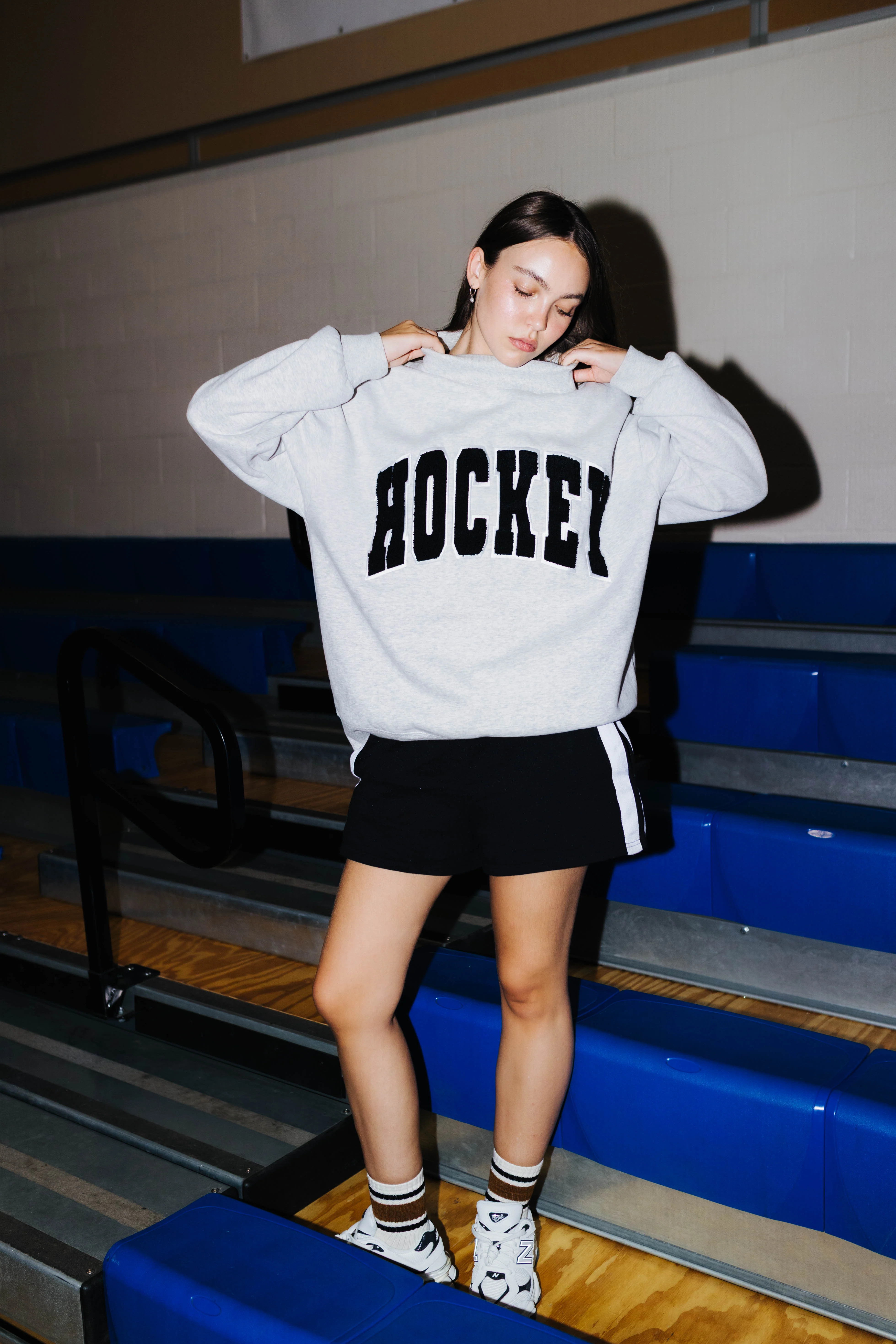 Hockey Mockneck Sweatshirt | Staykation