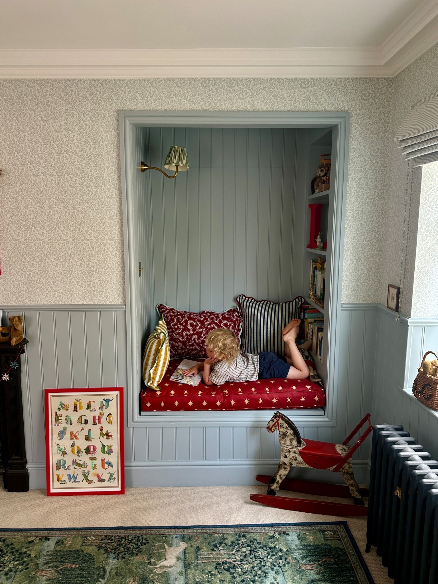 Reading nook cushions ✨🩵

#LTKhome #LTKkids #LTKautumn