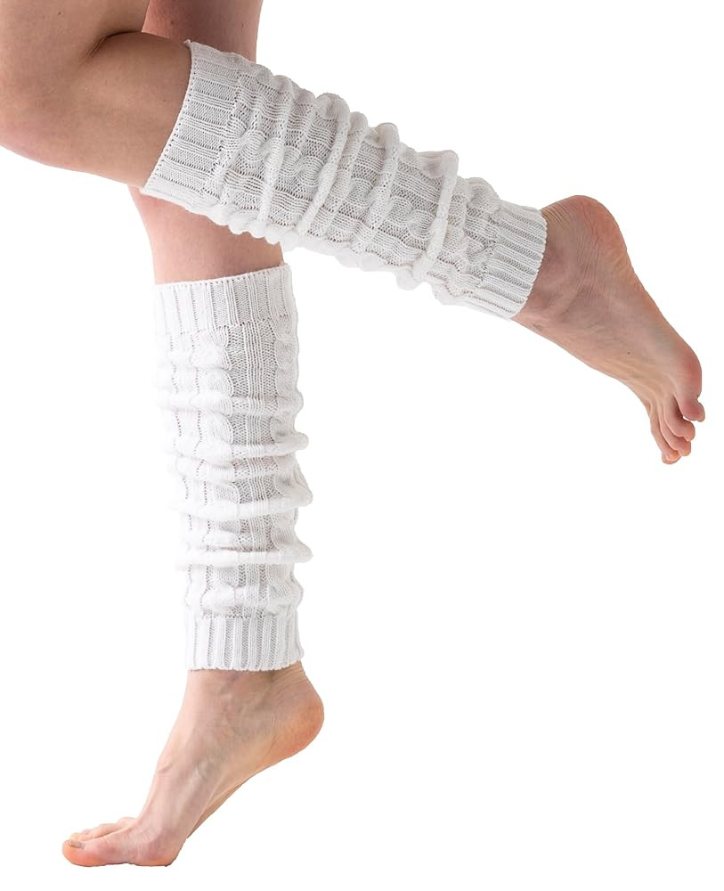 Cable Knit Winter Leg Warmers for Women 80s Accessories Made in Turkey | Amazon (US)