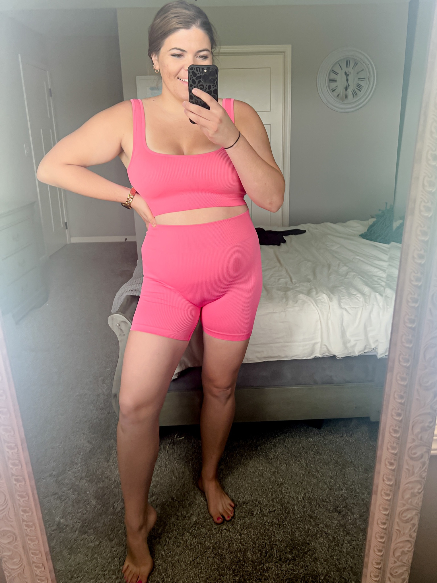 Two piece athletic set from amazon size xl
Biker shirts and sports bra set / athletic set / midsize / size 12 / workout set 

#LTKfit #LTKunder50 #LTKcurves