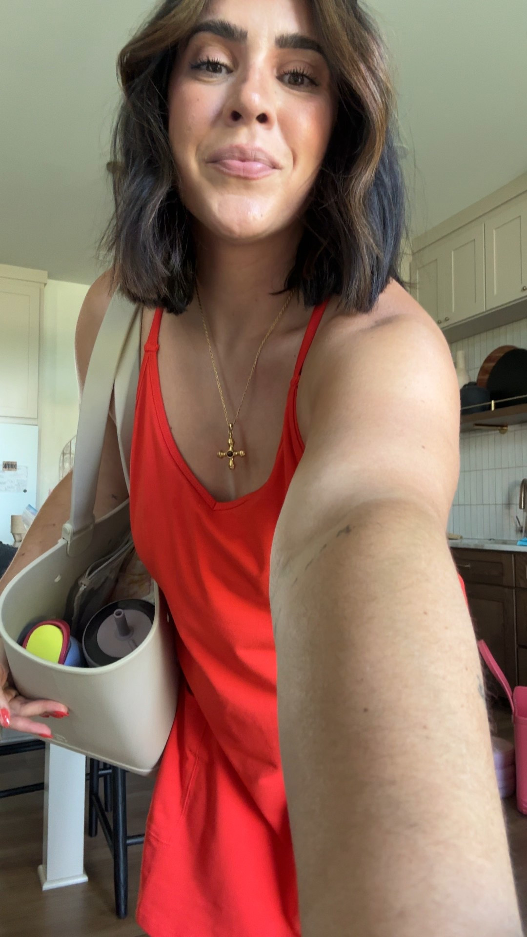 Sports mom summer outfit! Baseball game outfit. It has pockets and built in shorts. Comes in many colors. I’m wearing a large. 

#LTKStyleTip #LTKActive #LTKMidsize