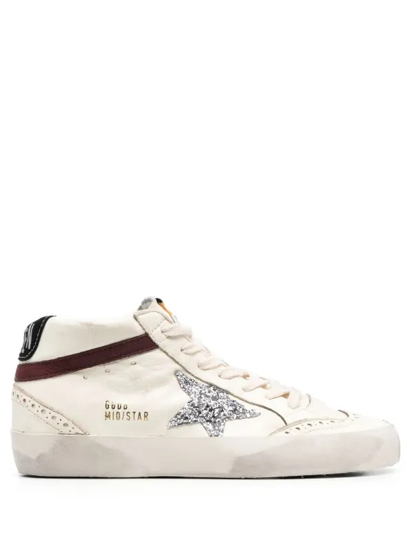 Golden Goose Mid Star LTD Sneakers | Neutrals | FARFETCH | Farfetch Global