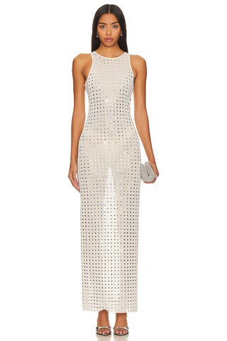 NBD Zenni Midi Dress in Neutral from Revolve.com | Revolve Clothing (Global)