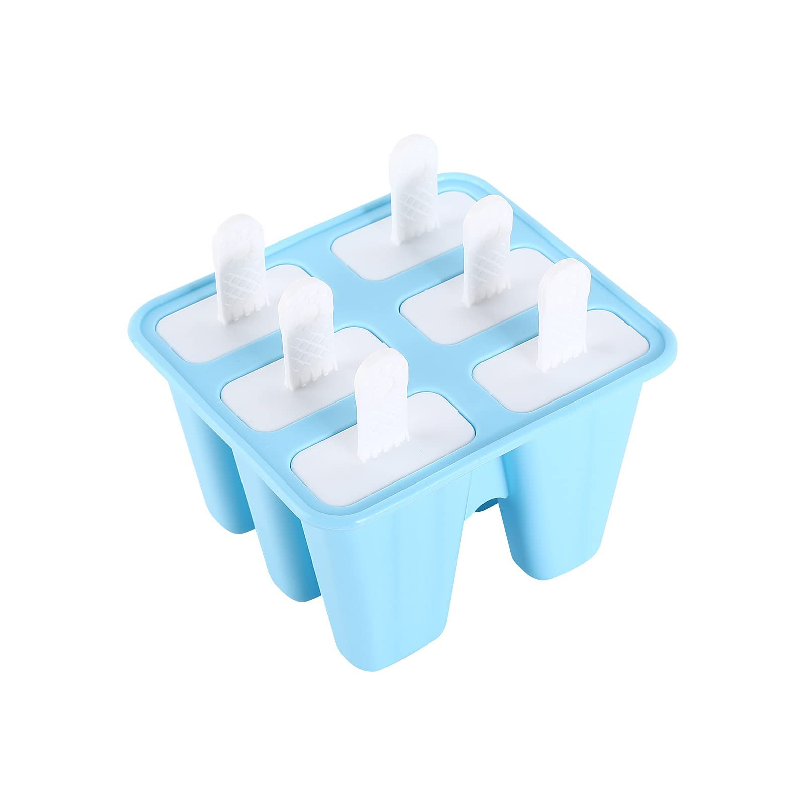 Popsicle Molds Silicone Ice Pop Mold for 6 Pieces, BPA Free, Homemade Frozen Dessert | Amazon (US)