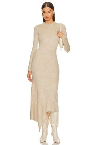 L'Academie Odelya Asymmetrical Dress in Oat from Revolve.com | Revolve Clothing (Global)