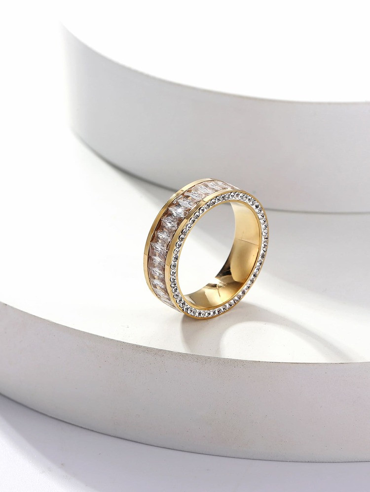 Cubic Zirconia Decor Ring | SHEIN