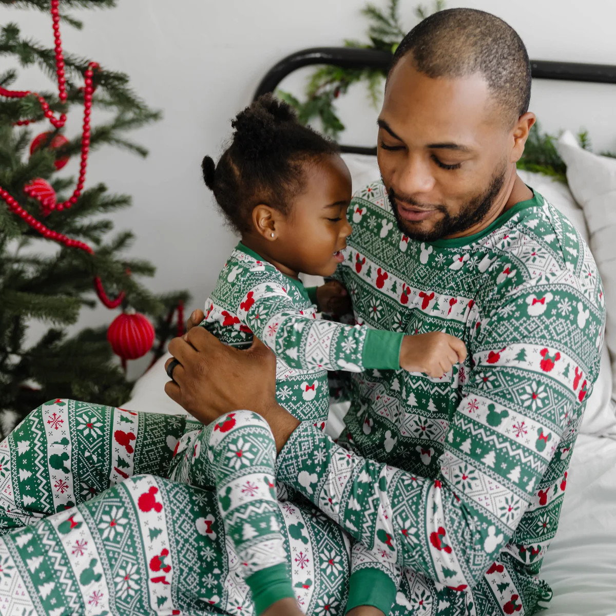 Disney Mickey Fair Isle Men's Bamboo Viscose Pajama Top | Little Sleepies