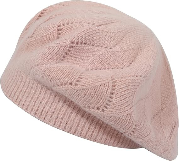 ZLYC Damen Baskenmütze Klassische Französischen Barett Einfarbig Warm Beret | Amazon (DE)