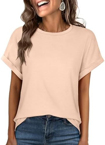ANRABESS Women's Oversized Short Sleeve T Shirts | Amazon (US)