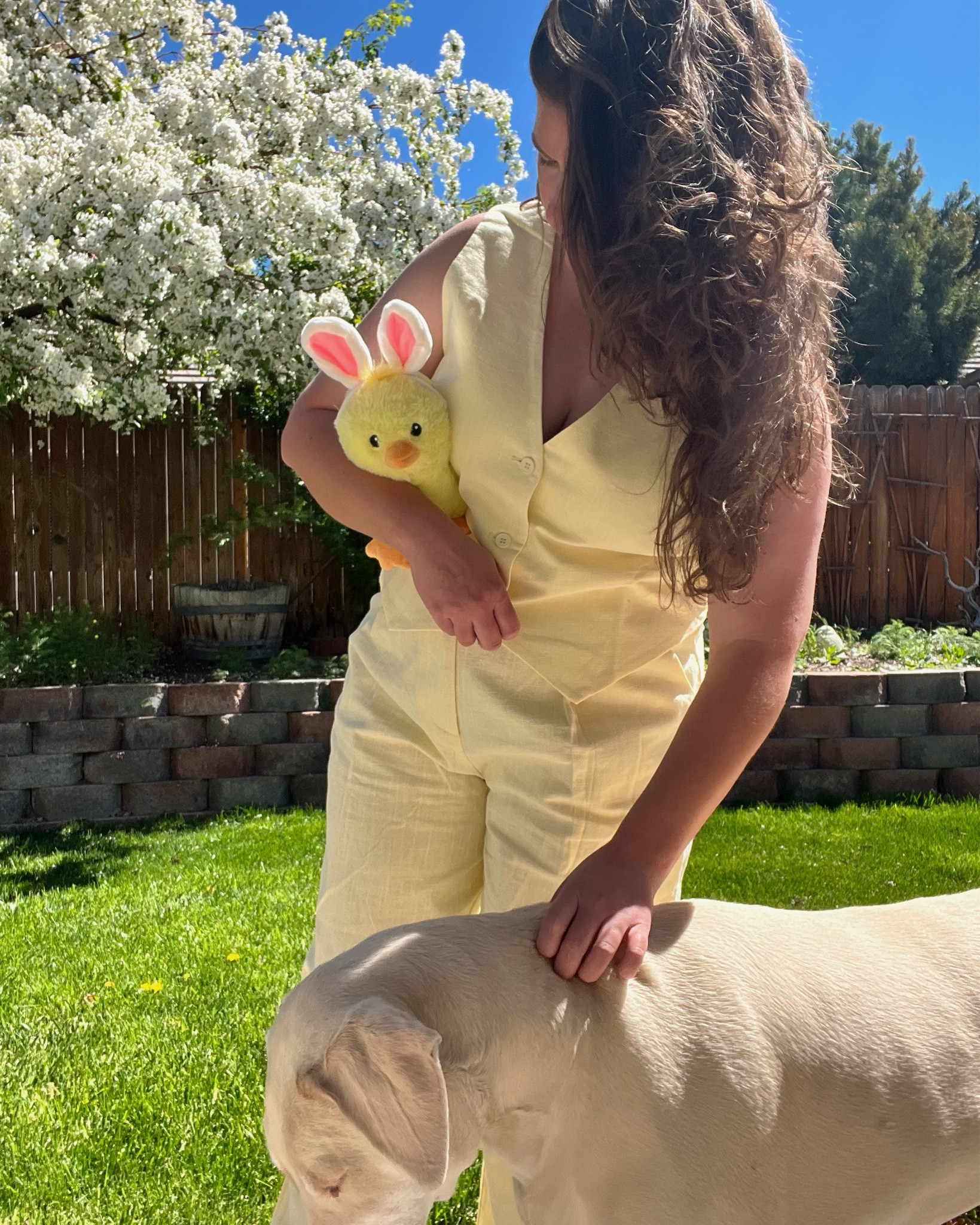 Ready for spring!! 🎀🌕🐣🌸☀️

This butter yellow set is on sale now AND it’s a best seller on @Revolve ! Snag it before it disappears! 

#springset #butteryellow #vesttop 

#LTKSaleAlert #LTKPetite #LTKSeasonal