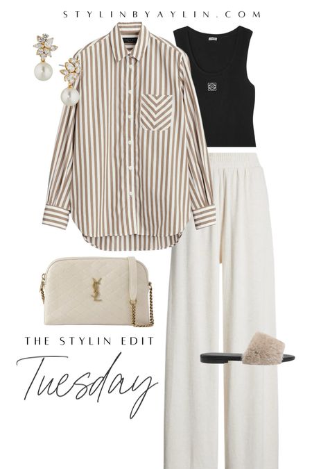OOTD- Tuesday edition, casual style, flowy pants, spring look, button down #StylinbyAylin #Aylin 

#LTKfindsunder100 #LTKstyletip