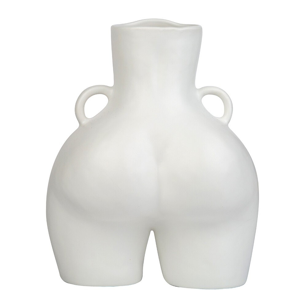 Love Handles Vase - Matte White | Amara (UK)