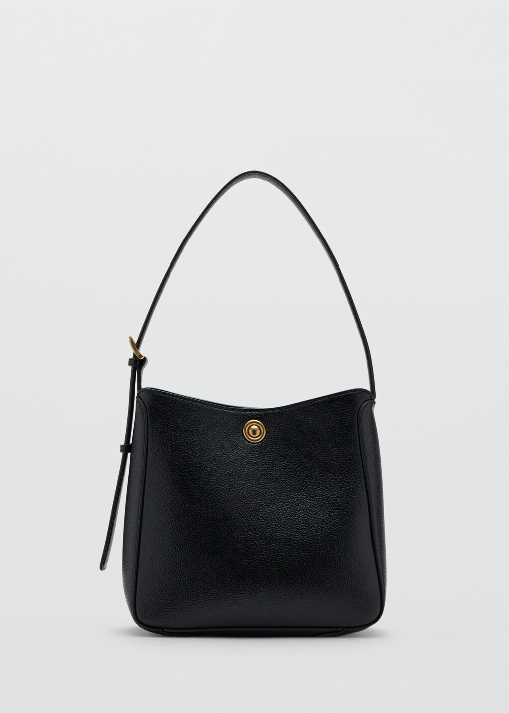 Medium bucket bag with metal detail - Women | MANGO United Kingdom | MANGO (UK)