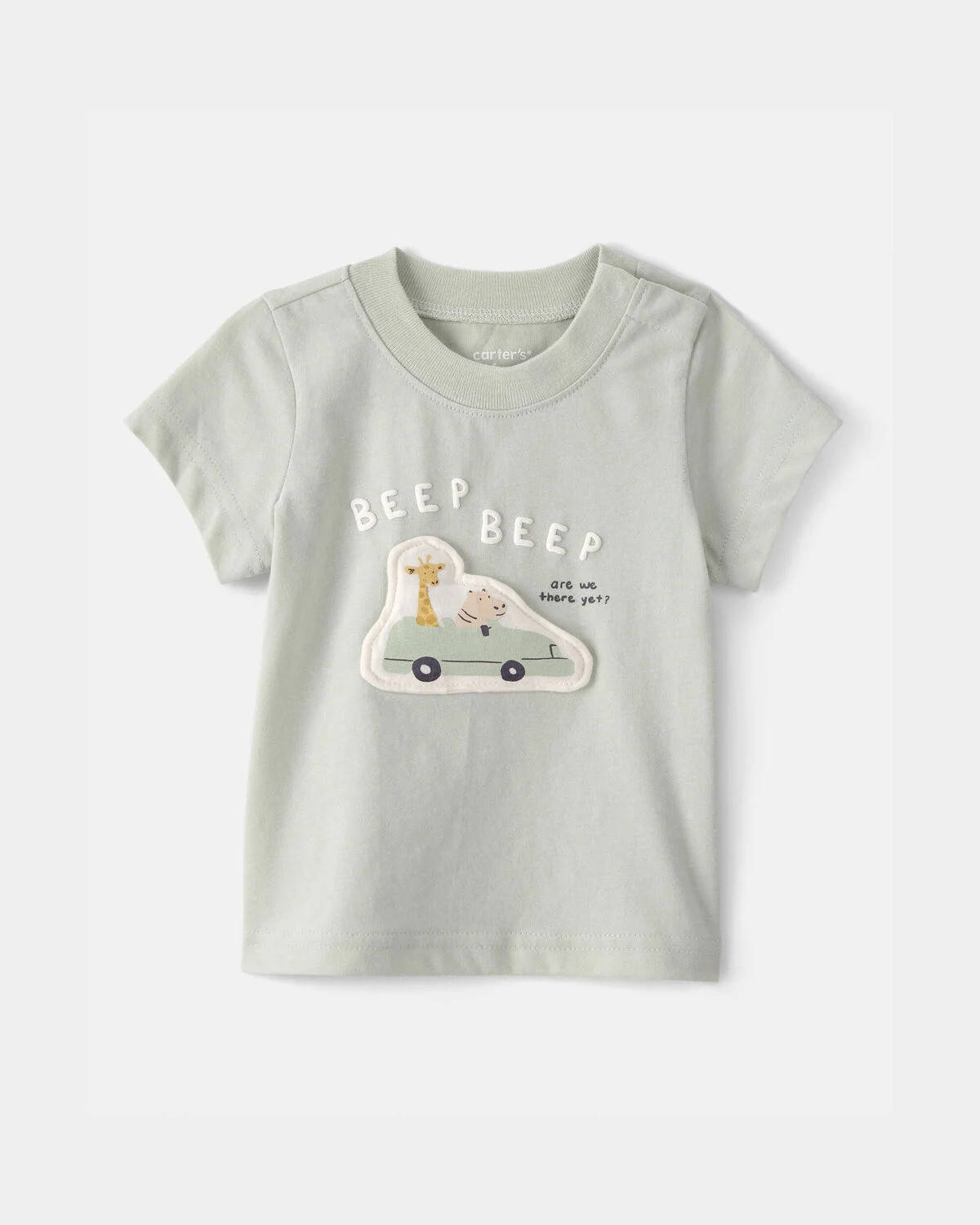Baby Critter Road Trip Graphic Tee - Green | Carter's | Carter's Inc