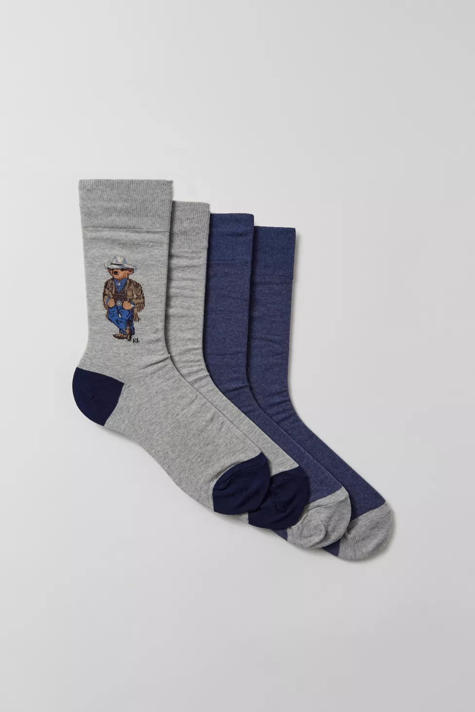 Polo Ralph Lauren Cowboy Bear Crew Sock 2-Pack | Urban Outfitters (US and RoW)