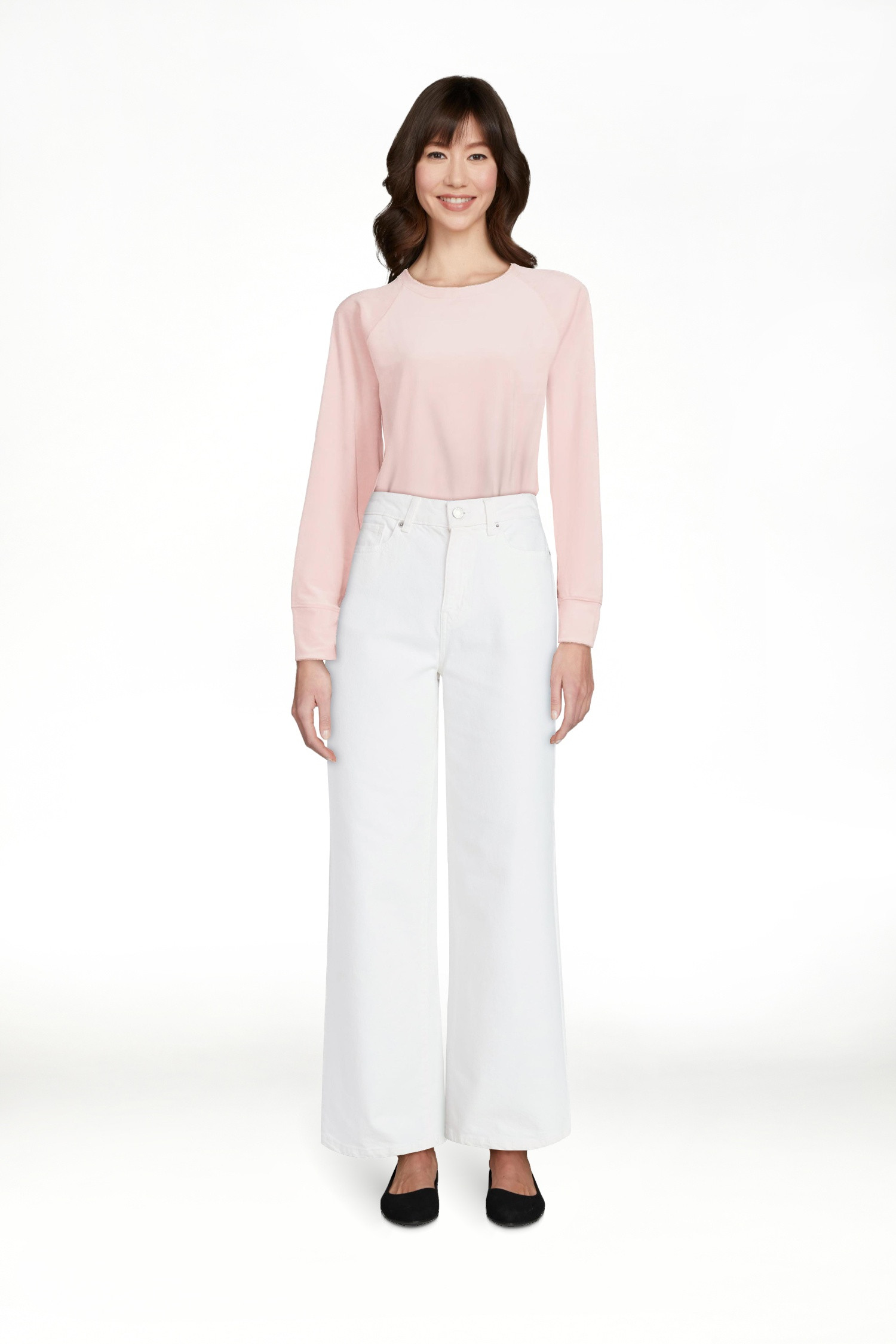Time and Tru Women's Wide Leg Jeans, 31" Inseam, Sizes 0-22, 0L-22L | Walmart (US)