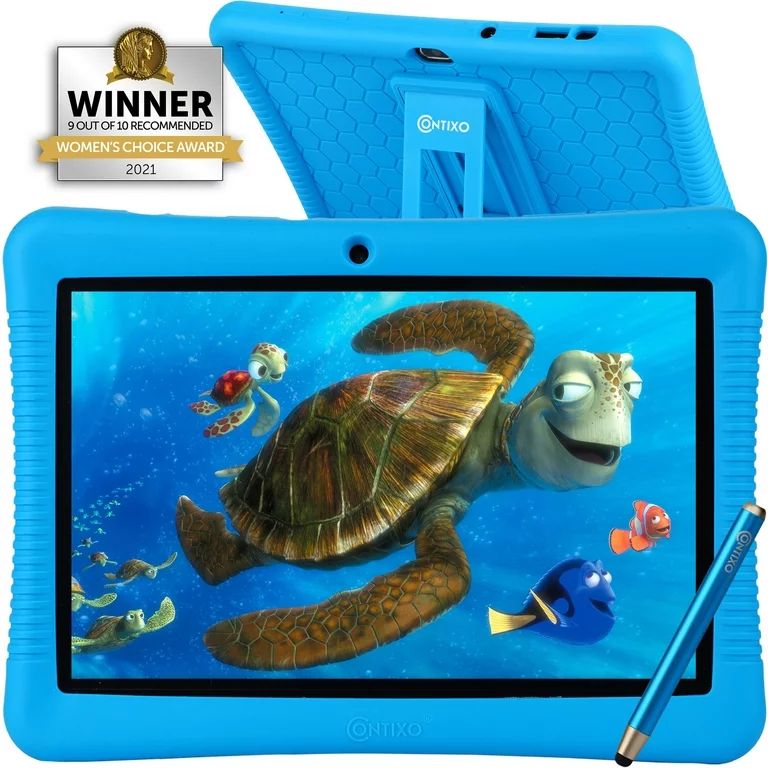 Contixo 10 Inch Kids Tablet with $150 Value Educator Approved Apps, Eye Protection, 2021 Edition ... | Walmart (US)