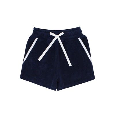 boys navy french terry short | minnow