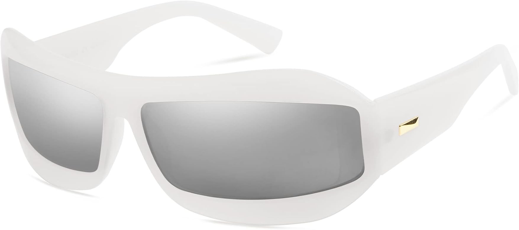 SOJOS Wrap Around Futuristic Sunglasses for Women Men Shield Flat Top Sunglasses Sun Glasses SJ22... | Amazon (US)