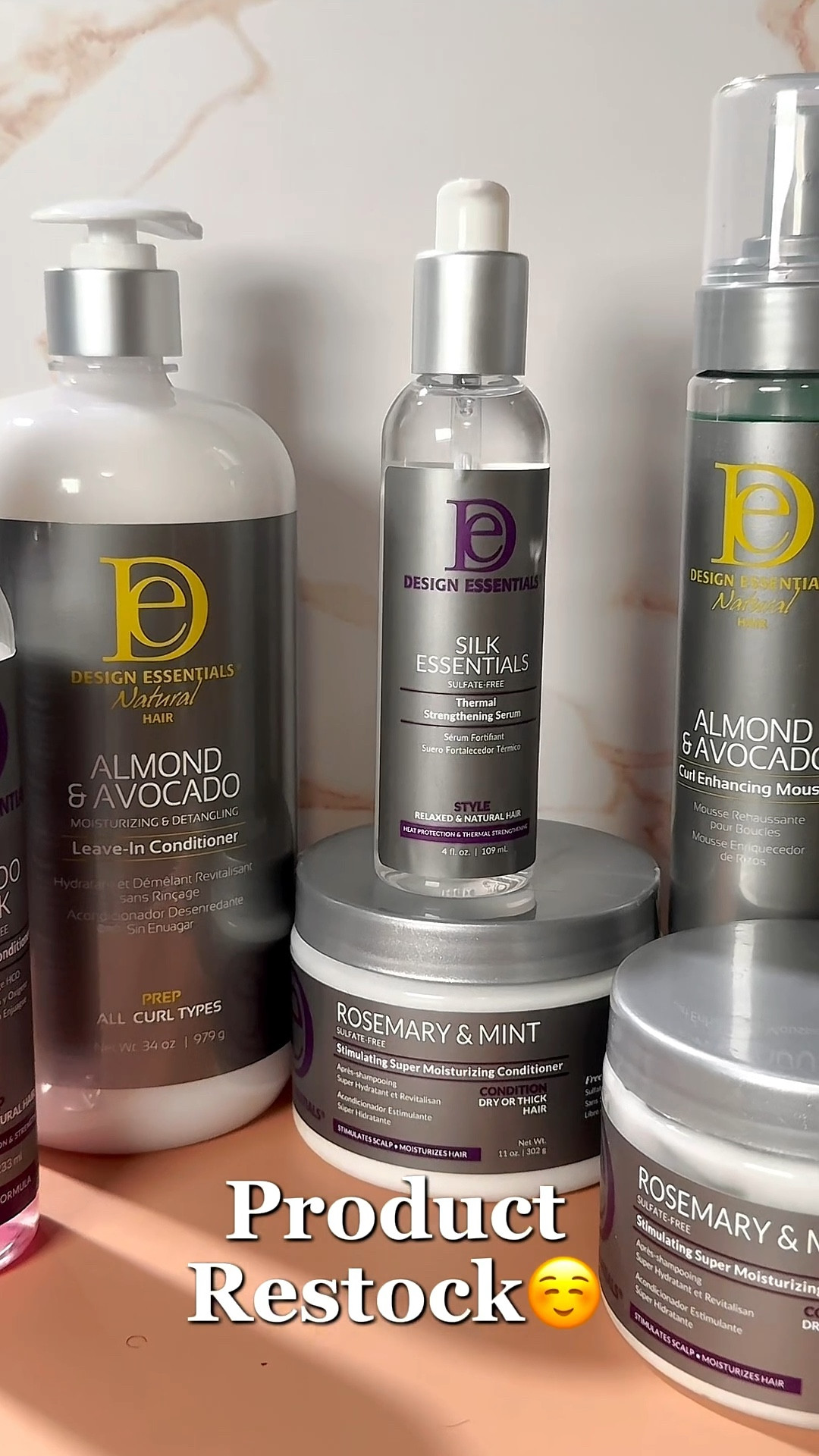 Gotta love a product restock☺️ I love having everything I need right on hand anytime I need! #hairproducts #hairstyles #naturalhair #designessentials 

#LTKselfcare #LTKSaleAlert #LTKBeauty