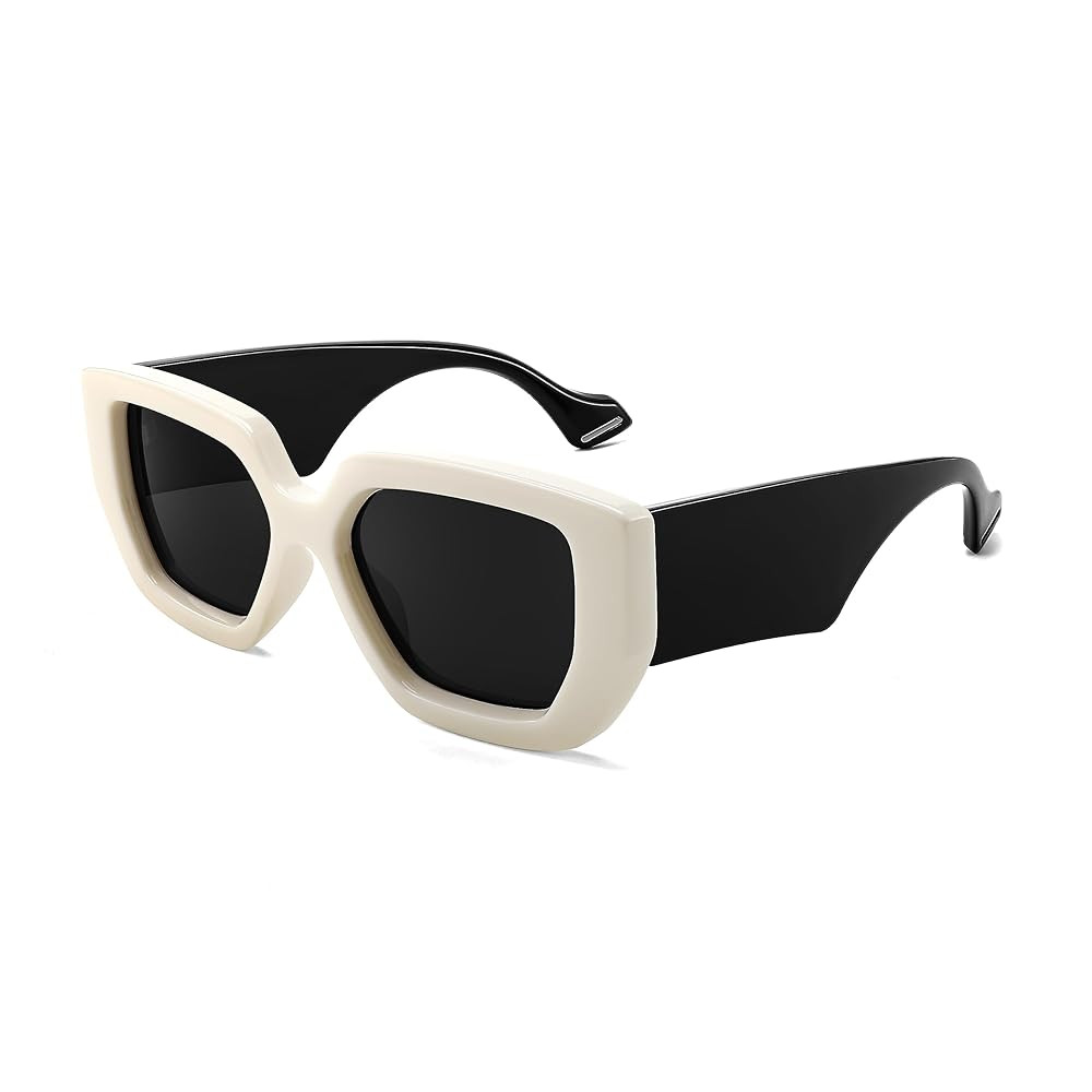 FEISEDY Oversized Square Sunglasses for Women Men Thick Frame Shades B4074 | Amazon (US)