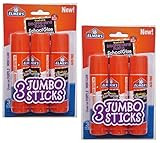 Elmers Jumbo Disappearing Purple School Glue Stick, 1.4 Ounce, 2 Packs of 3 Sticks, 6 Sticks Total | Amazon (US)