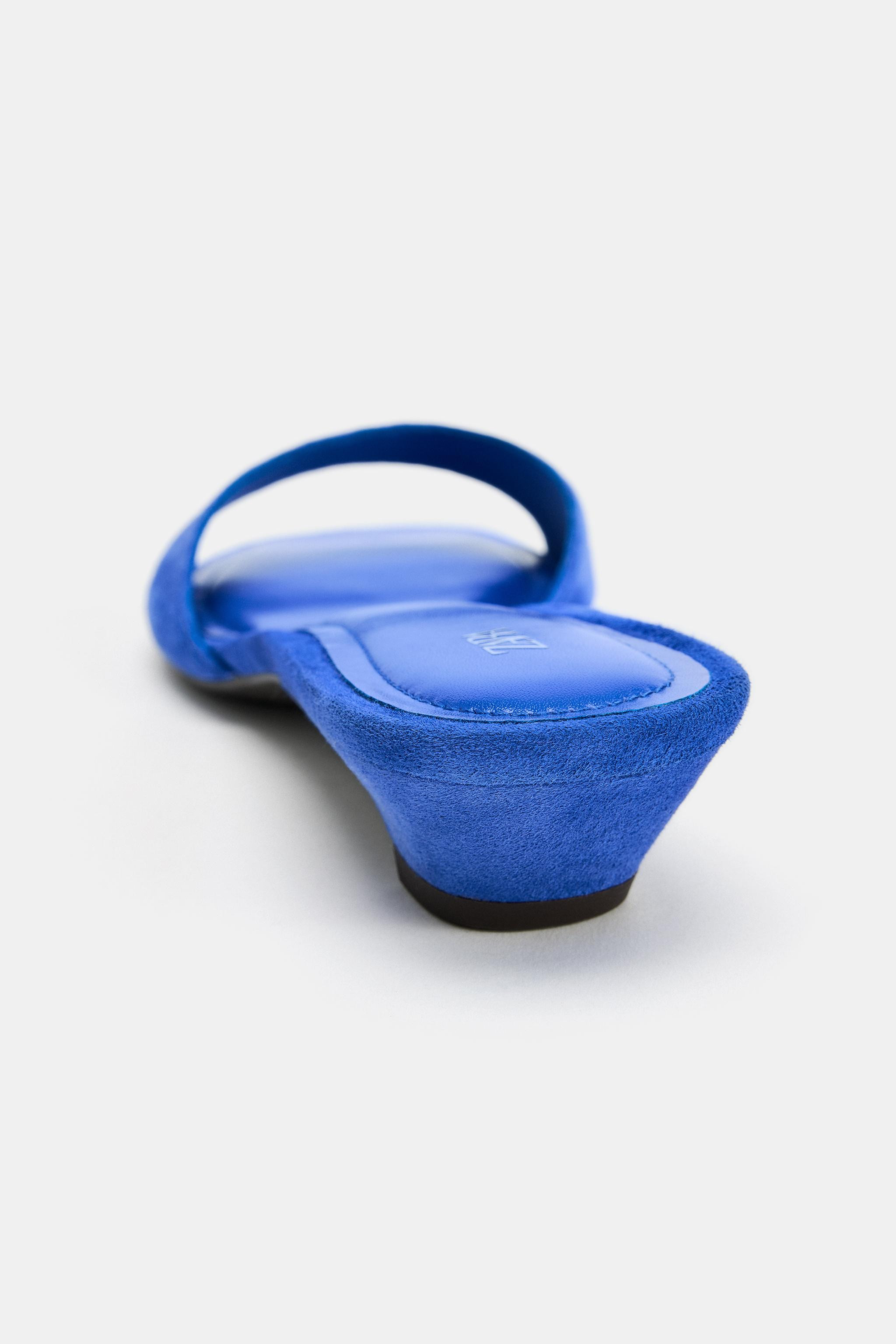 SUEDE MULE SANDALS | Zara US