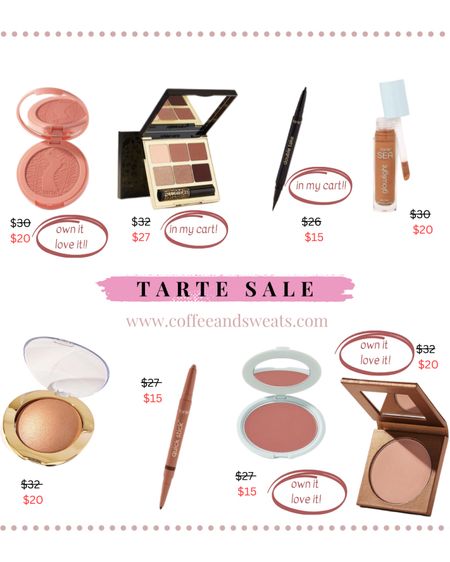 Tarte sale! Favorites from the #tartesale #tarte

#LTKbeauty #LTKfindsunder50 #LTKsalealert