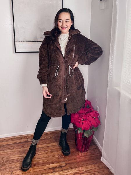 Amazon Winter outfit, Varley inspired sherpa jacket 

#LTKstyletip #LTKfindsunder50 #LTKSeasonal