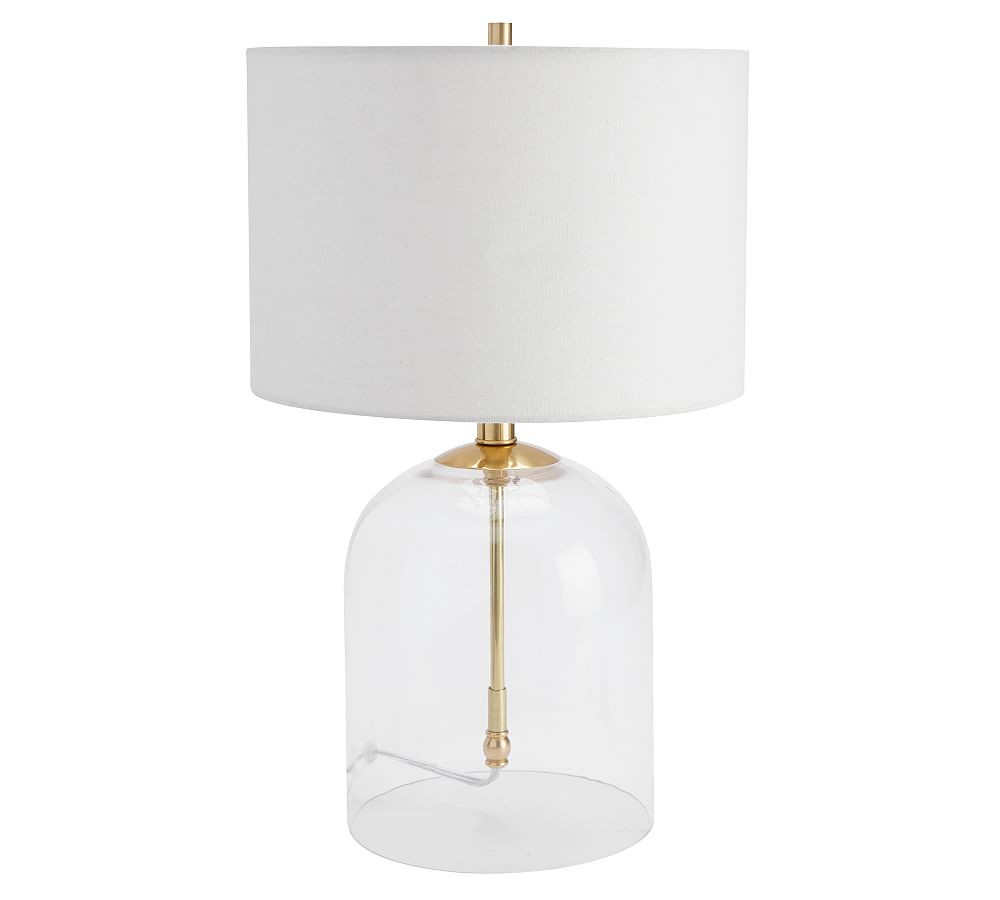 Aria Glass Dome Table Lamp (20"-27") | Pottery Barn (US)