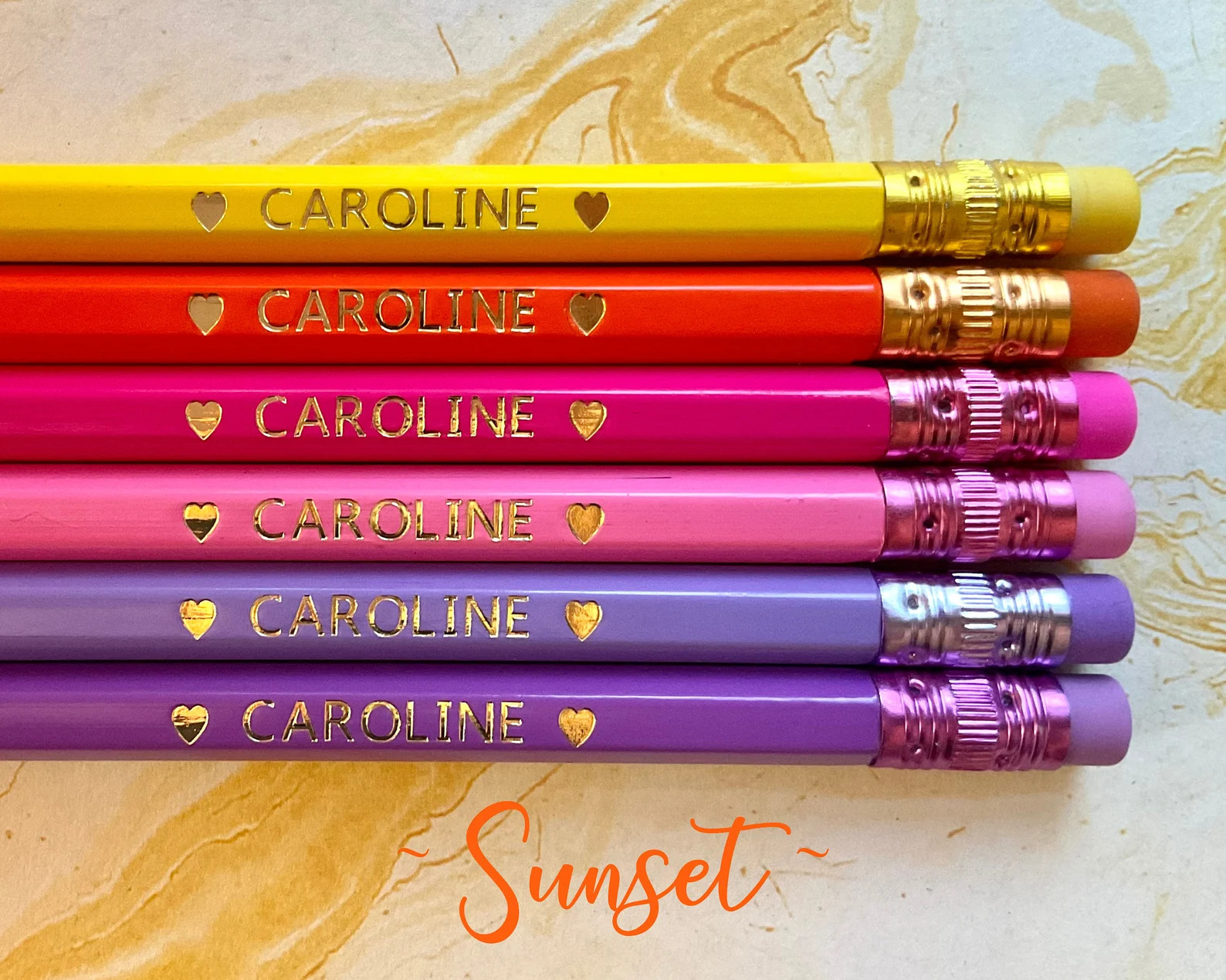 Custom Personalized Pencils, Name Pencils Back to School, Wedding, Birthday, Teacher Gift, Teache... | Etsy (US)