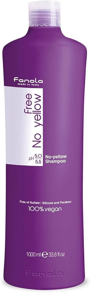 Fanola Free No Yellow Vegan Shampoo, 1000 ml | Amazon (US)